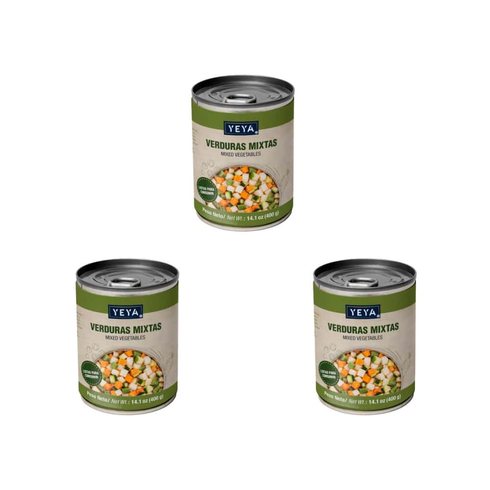 Verduras Mixtas YEYA (3 x 400 g / 14.1 oz) - Miniatura 1