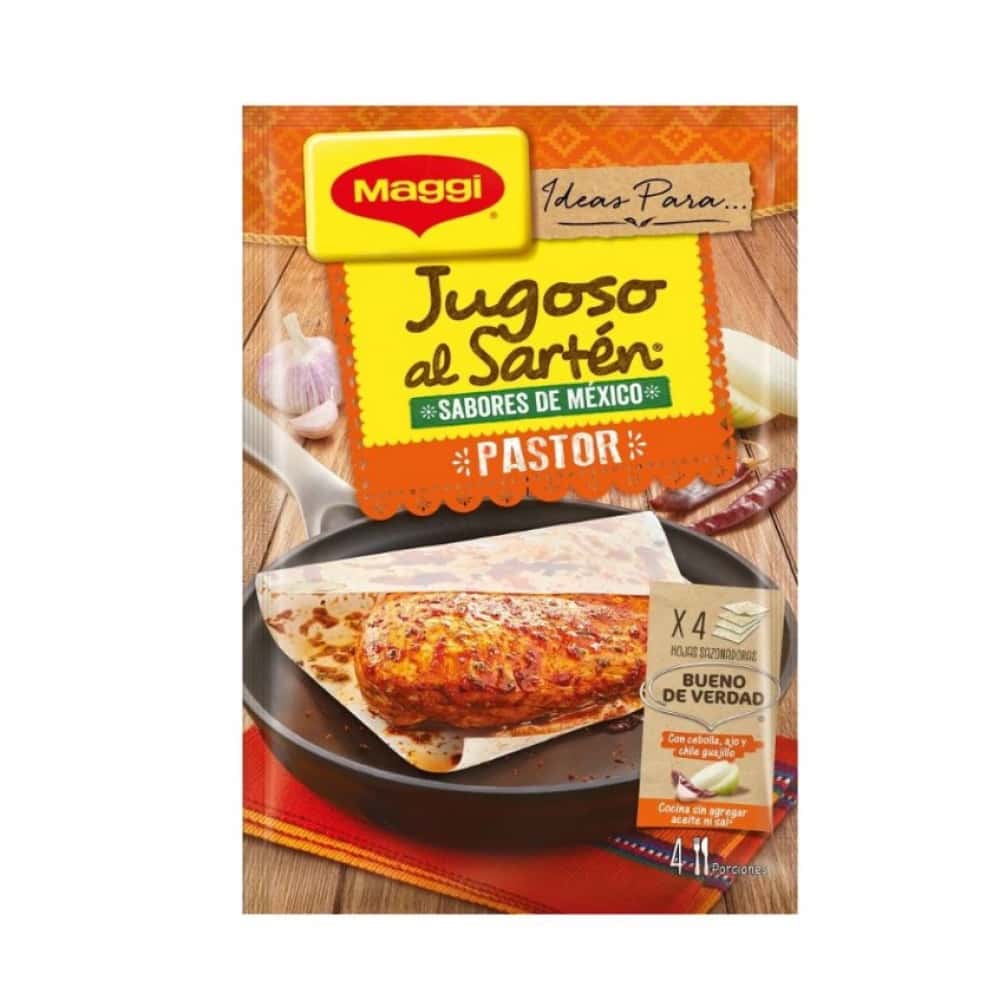 Papelitos sazonadores sabores de México pastor Maggi (24 g / 0.85 oz) - Miniatura 1