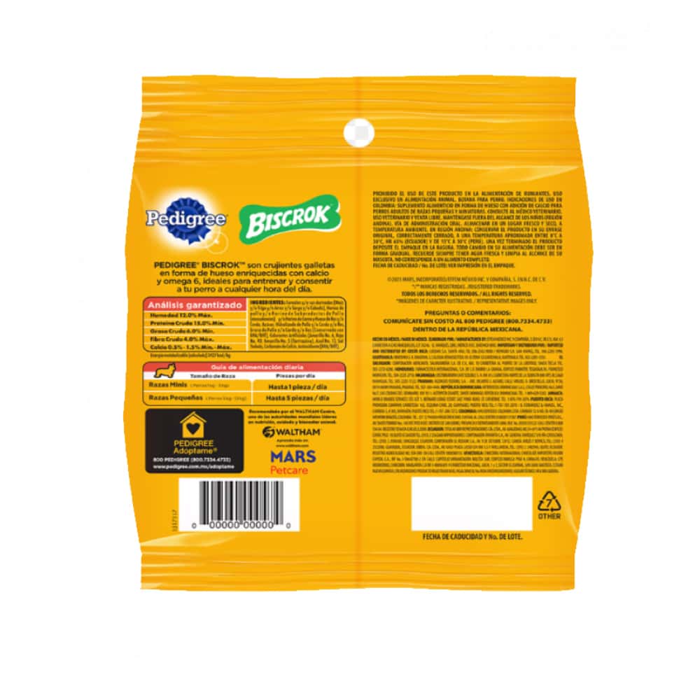 Galletas para perros de razas pequeñas Pedigree (100 g / 3.52 oz) - Miniatura 2