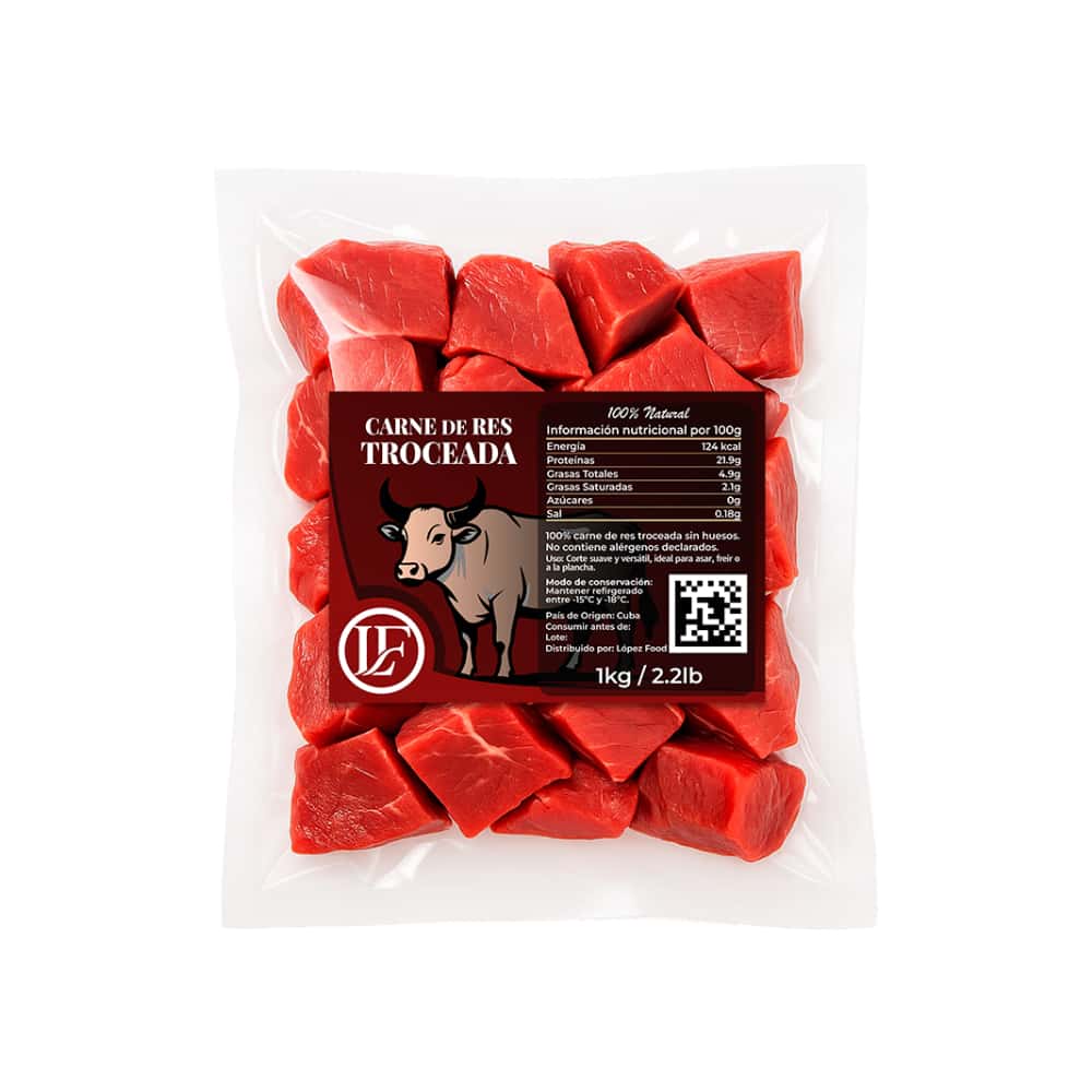 Carne de res troceada LF (1 kg / 2.2 lb) - Miniatura 2