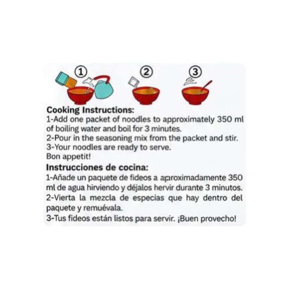 Sopa de fideos instantáneos sabor ternera Jolyni (85 g / 3 oz) - Miniatura 4