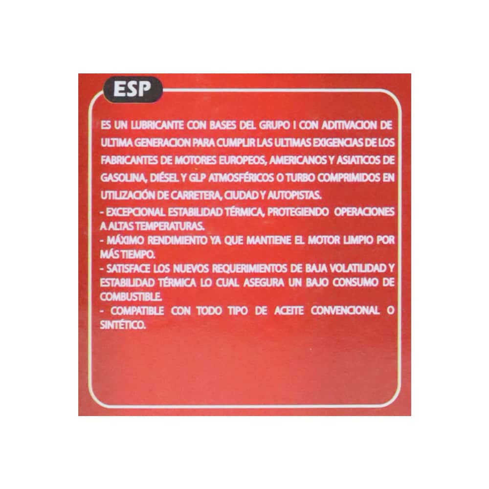 Lubricante multipropósito para vehículos SAE 85W-140 Lubrim (1 L) - Miniatura 3