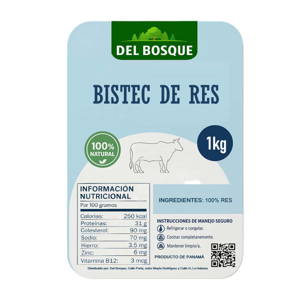 Bistec de res Del Bosque (1 kg / 2.2 lb) - Miniatura 2