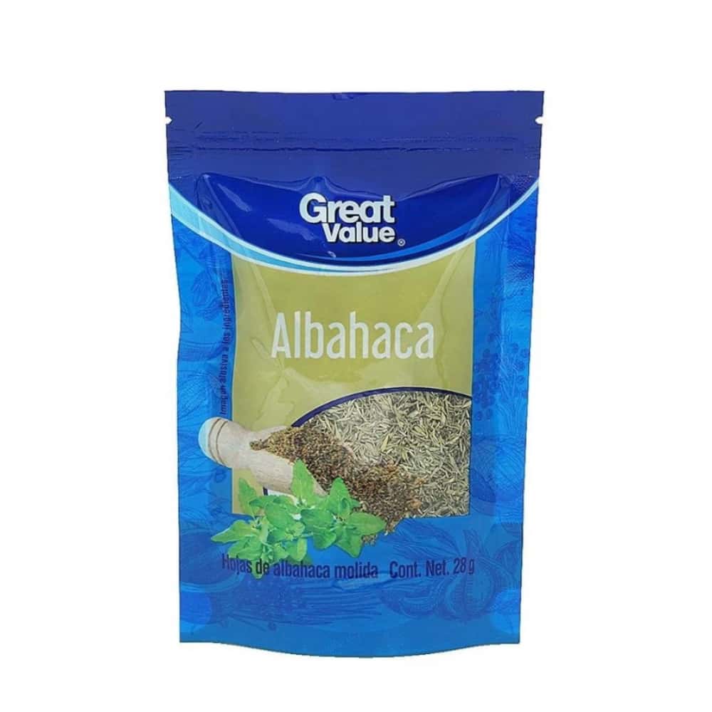Hojas de albahaca molida Great Value (28 g) - Miniatura 1