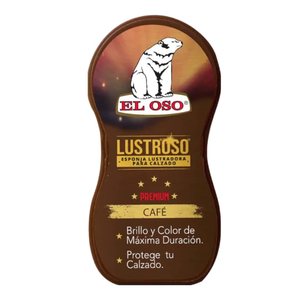 Esponja lustradora para calzados color carmelita El Oso - Miniatura 1