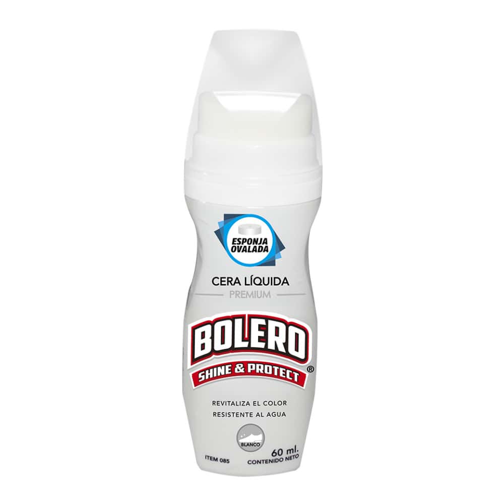 Cera líquida para calzados color blanco Bolero (60 ml) - Miniatura 1
