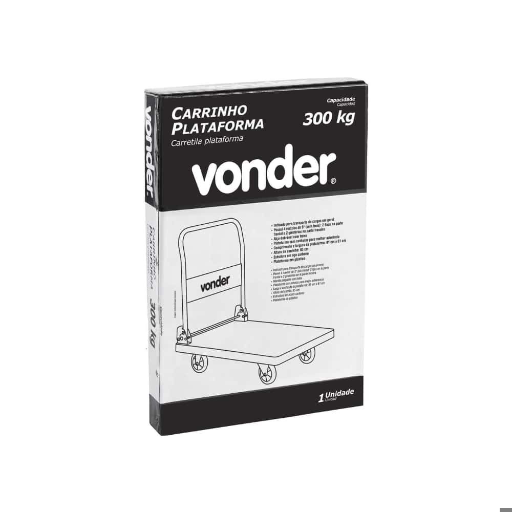 Carretilla plataforma 300 kg Vonder - Miniatura 3