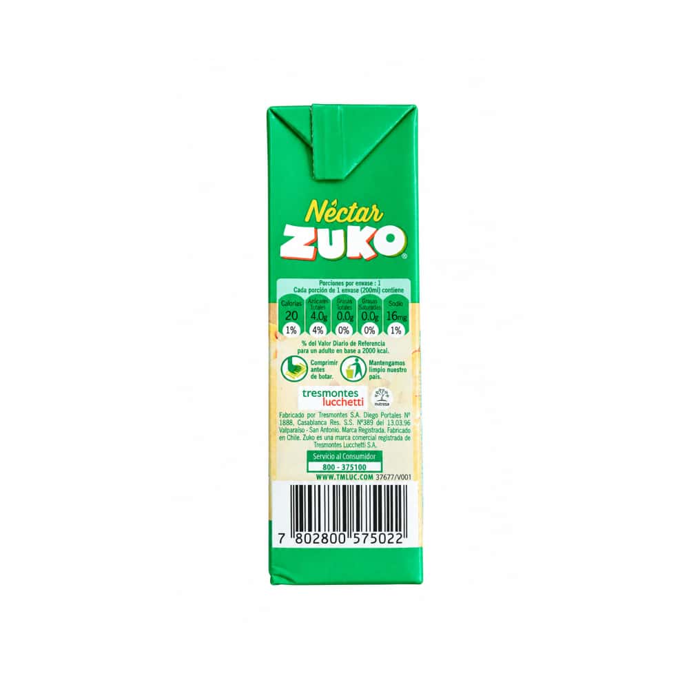 Néctar de piña Zuko (200 ml) - Miniatura 2