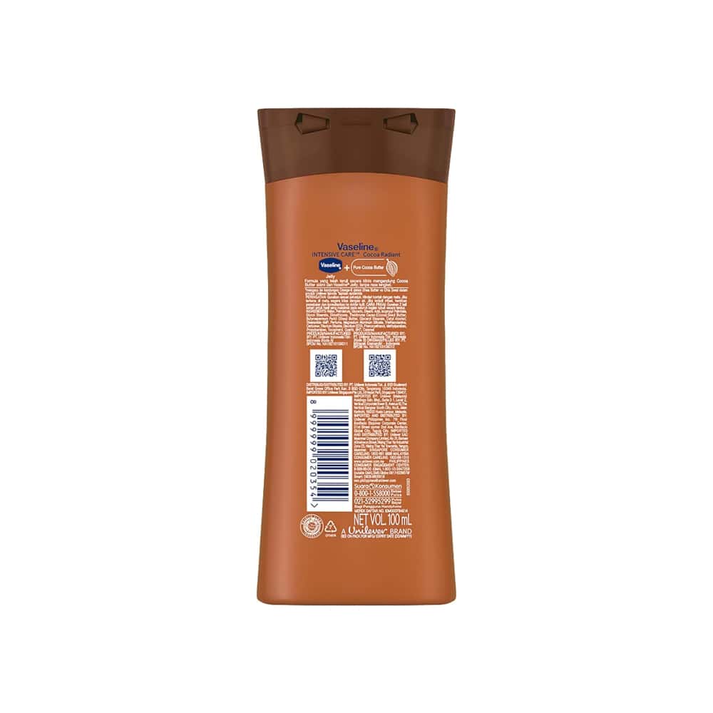 Crema corporal Cocoa Radiant Vaseline (100 g / 4.2 fl oz) - Miniatura 2