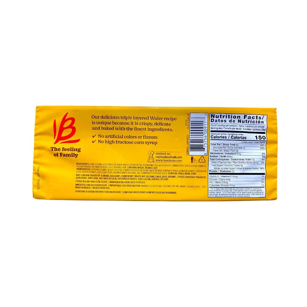 Sorbetos rellenos con crema sabor a mantequilla de maní Bauducco (142 g / 5 oz) - Miniatura 2