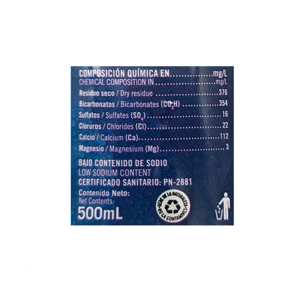 Agua mineral natural Ciego Montero (12 x 500 ml) - Miniatura 4