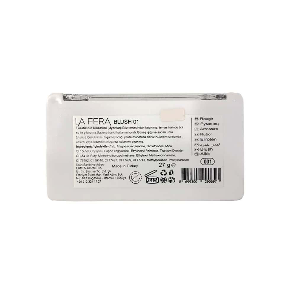 Paleta de rubor No 1 La Fera (27 g) - Miniatura 3