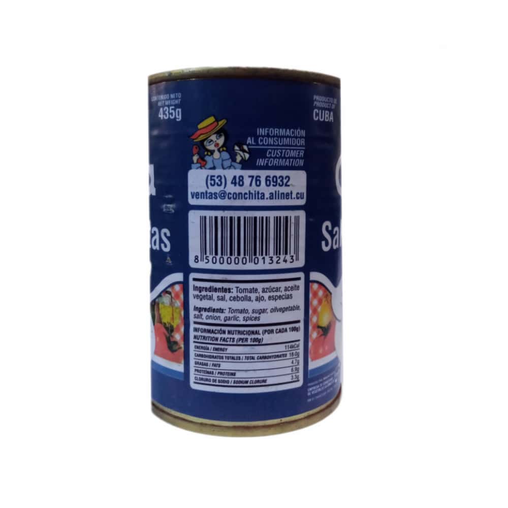 Salsa para pastas Conchita (435 g / 15.34 oz) - Miniatura 2