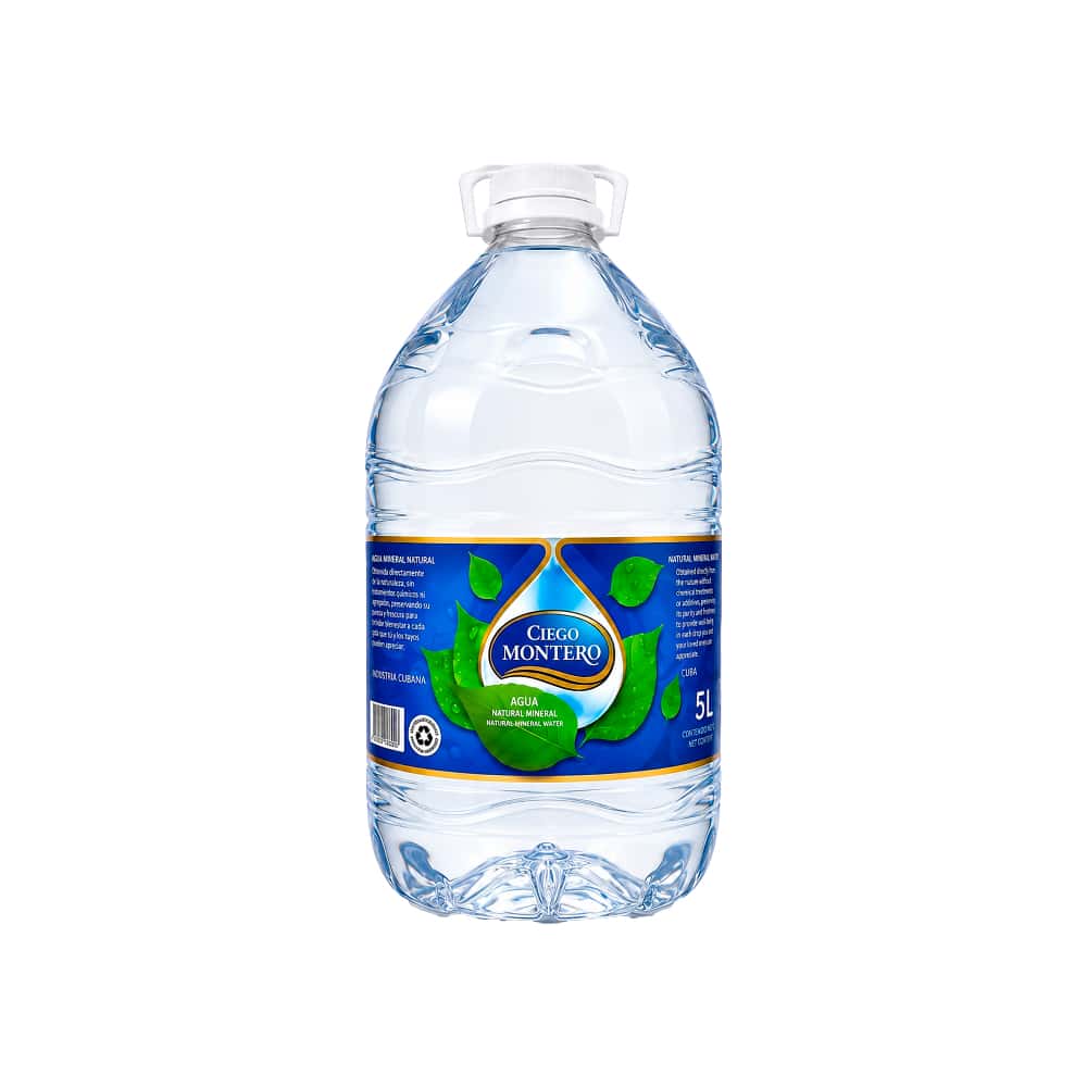 Agua mineral natural Ciego Montero (4 x 5000 ml) - Miniatura 2