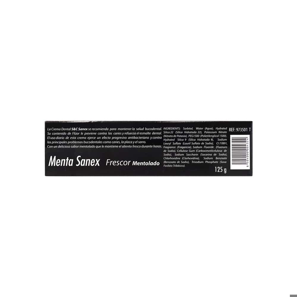 Crema dental mentolada Sensitive Sanex S&C (125 g / 4.4 oz) - Miniatura 3