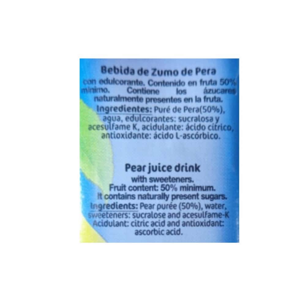 Jugo de pera Eurojus (6 x 200 ml) - Miniatura 3