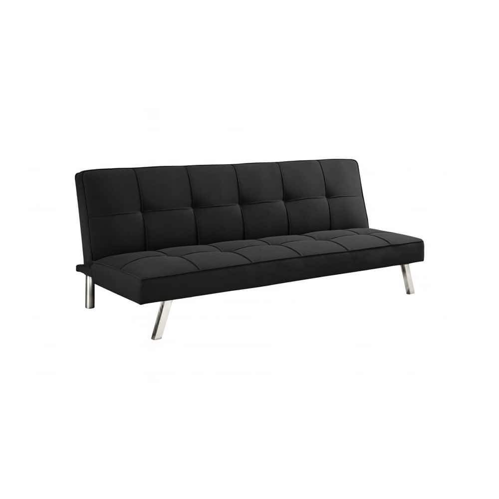 Sofá cama negro Ideal Furniture - Miniatura 1