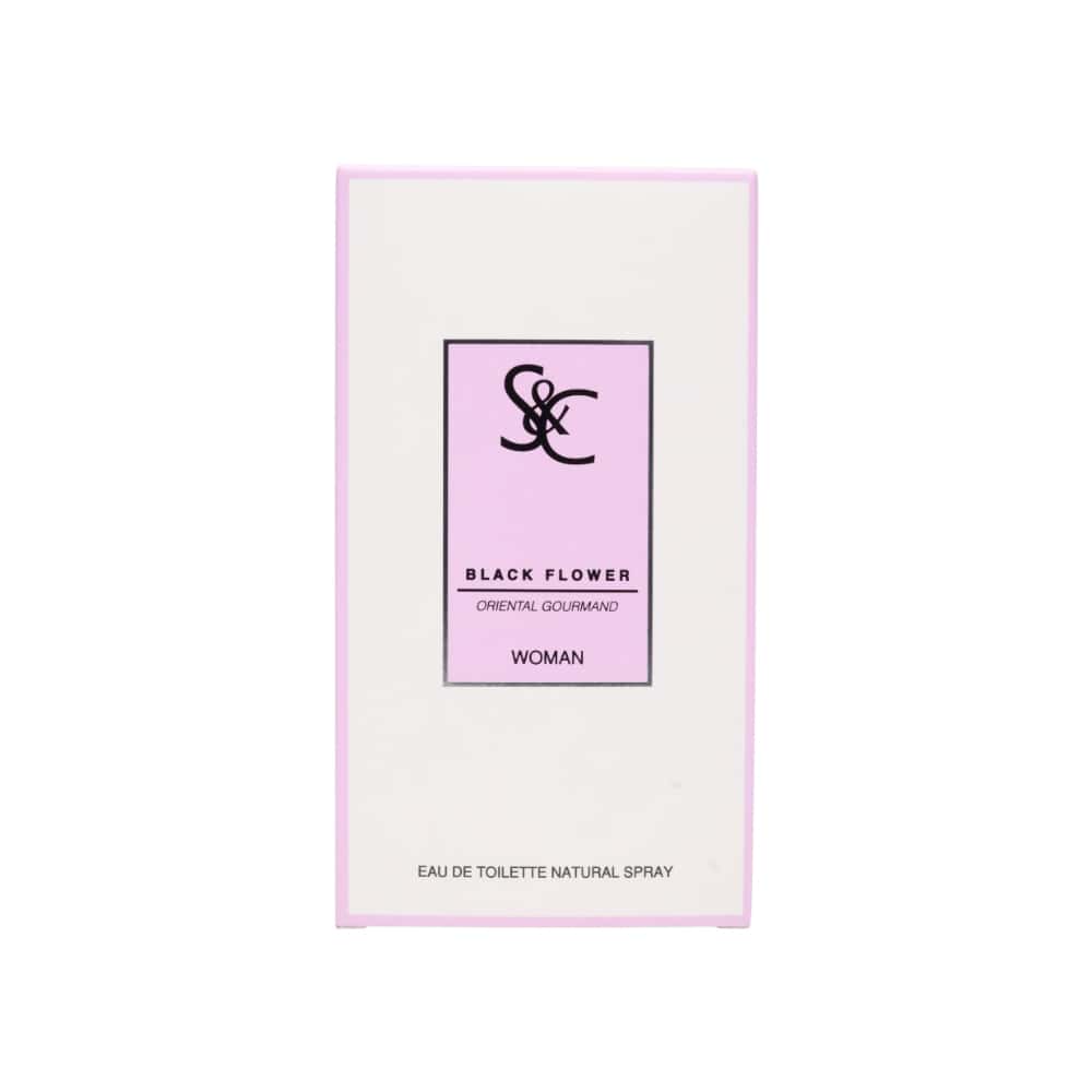 Eau de toilette para mujeres Black Flower S&C (100 ml) - Miniatura 3