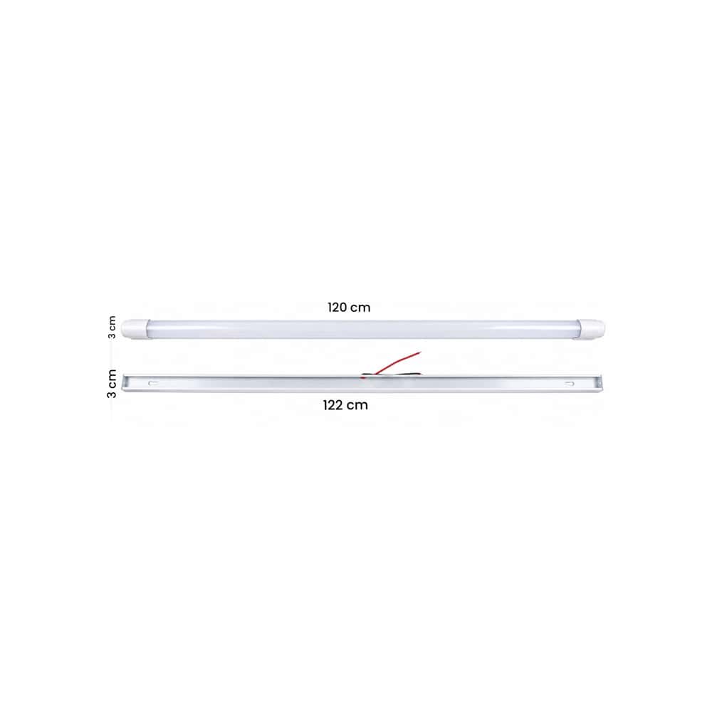 Lámpara con tubo LED lineal integrada tubo 120 cm XL Soluciones - Miniatura 2