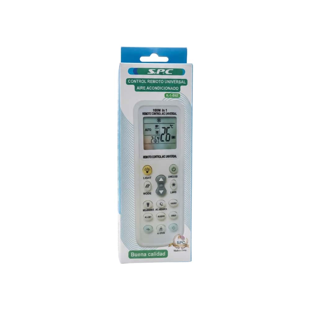 Control remoto universal para aire acondicionado S.P.C K-1028E - Miniatura 2