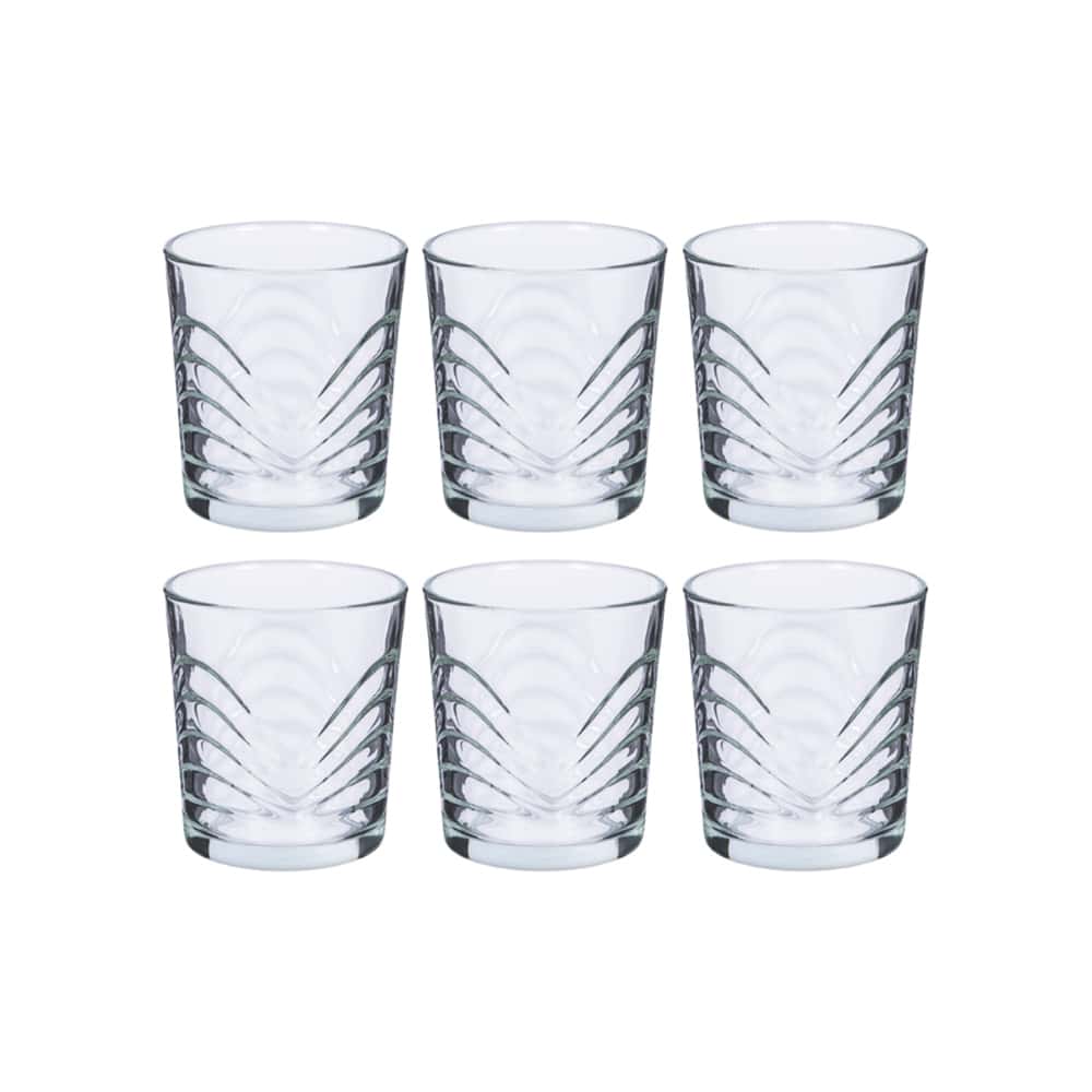 Juego de 6 vasos cristal agua Ibiza 260 ml Alessandro - Miniatura 1