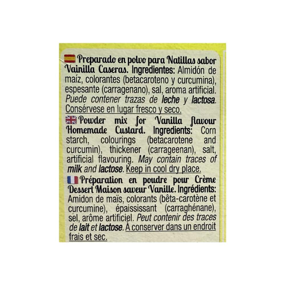 Natilla casera sabor vainilla Calnort (120 g / 4.23 oz) - Miniatura 4