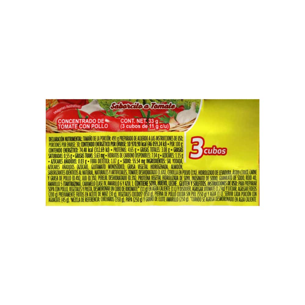 Caldo de tomate con condimentos Rikomate (33 g / 1.16 oz) - Miniatura 4