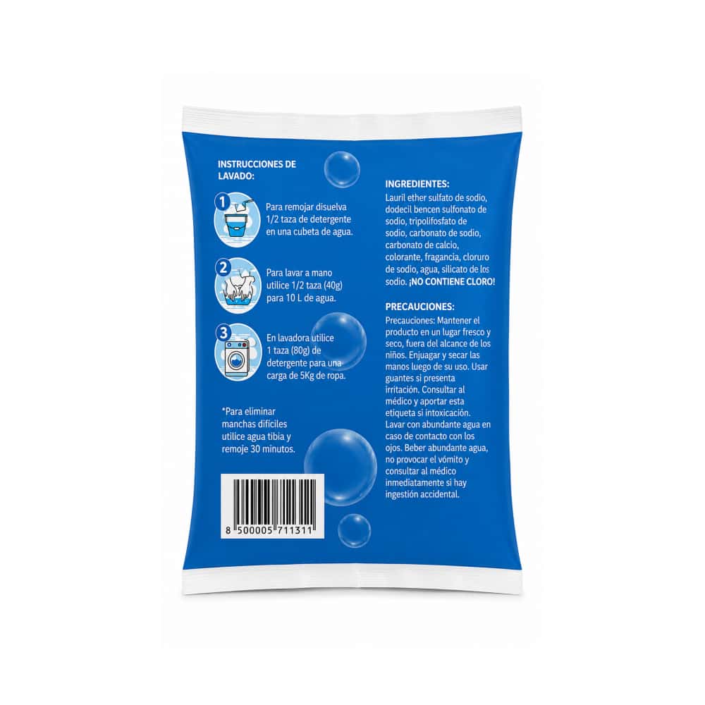 Detergente en polvo multiuso con aroma floral Lavane (500 g / 1.1 lb) - Miniatura 2