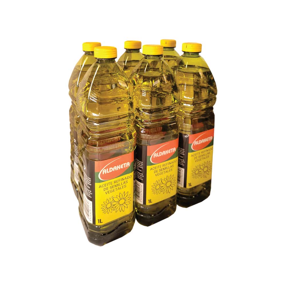 Aceite refinado de semillas vegetales Aldaketa (6 x 1 L) - Miniatura 1