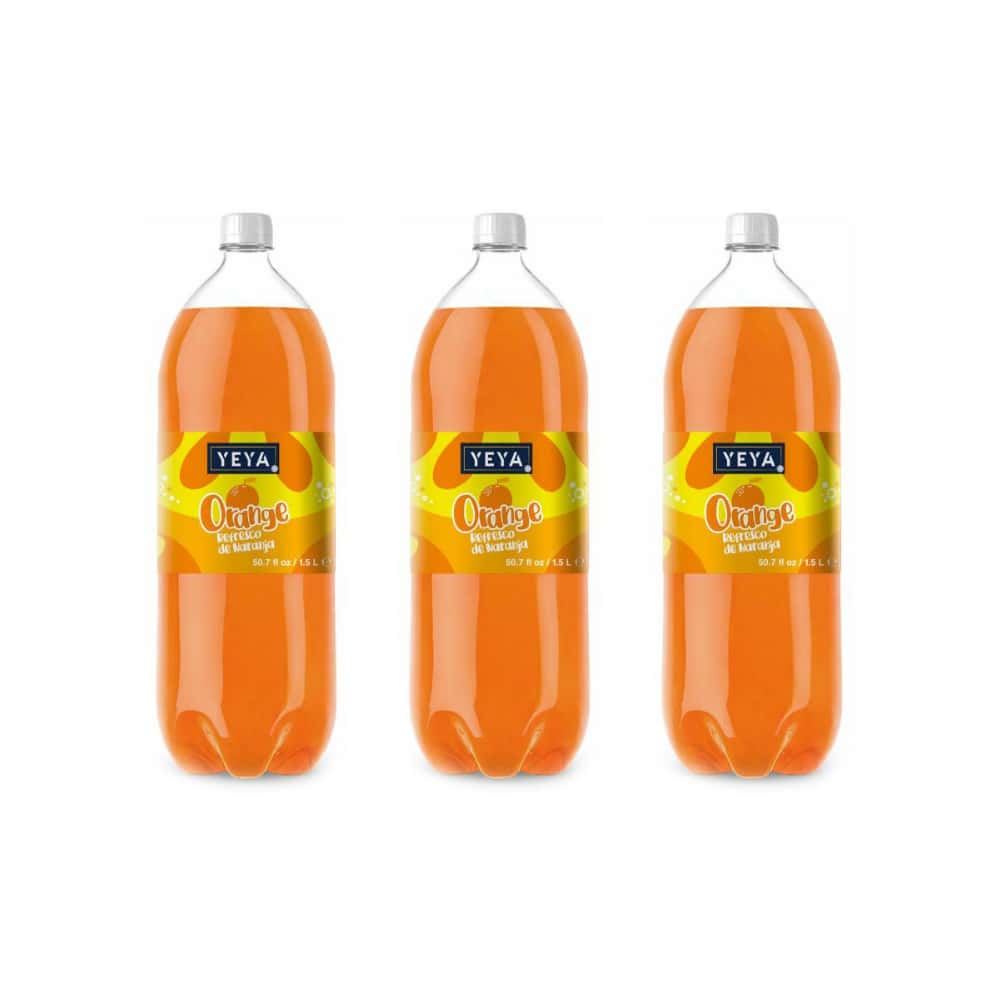 Refresco gaseado de naranja YEYA (3 x 1.5 L / 50.7 fl oz) - Miniatura 1