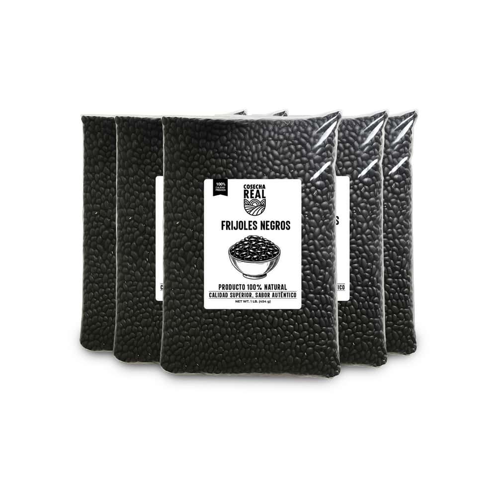 Frijoles negros Cosecha Real (5 x 454 g / 1 lb) - Miniatura 1
