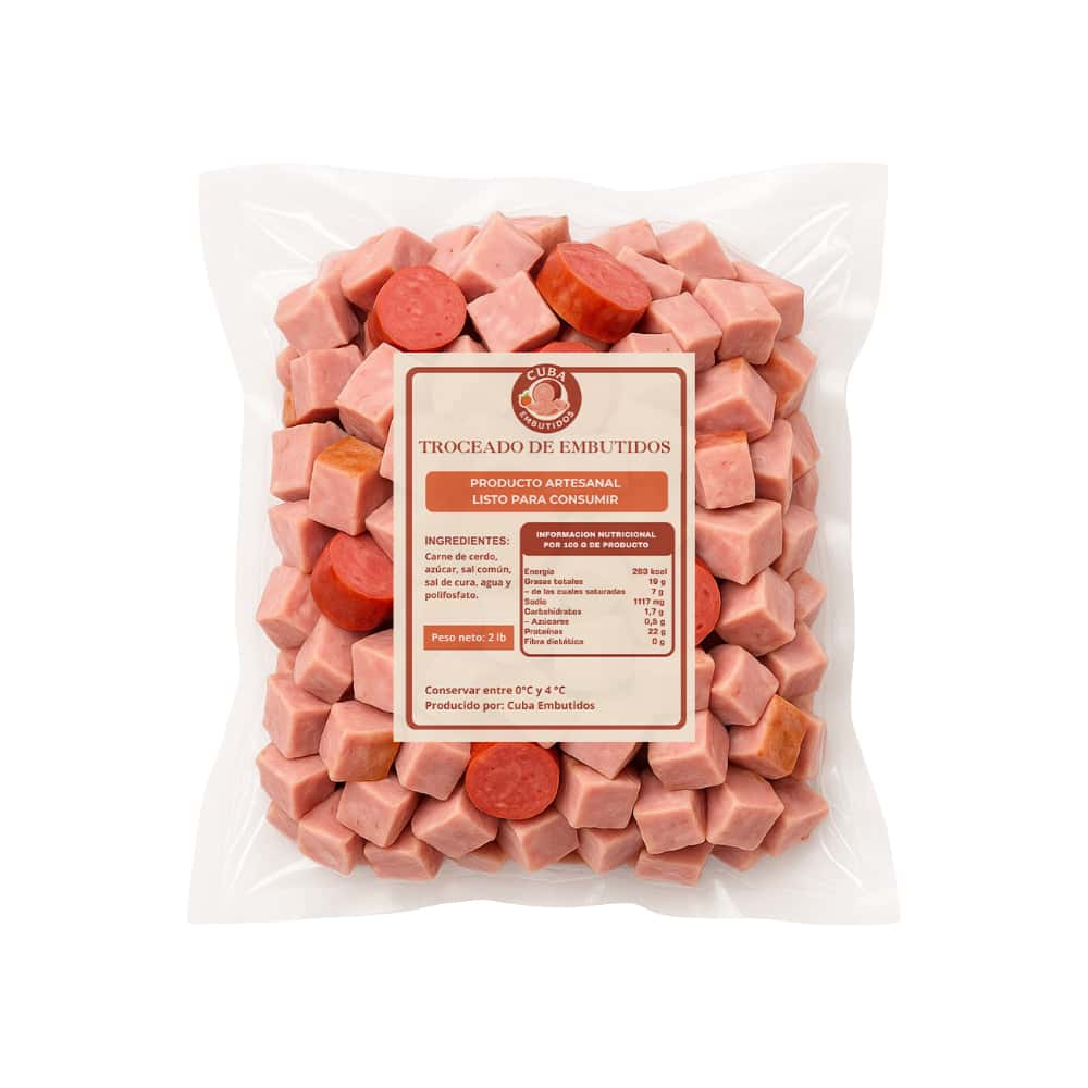 Troceado de embutidos Cuba Embutidos (907 g / 2 lb) - Miniatura 1