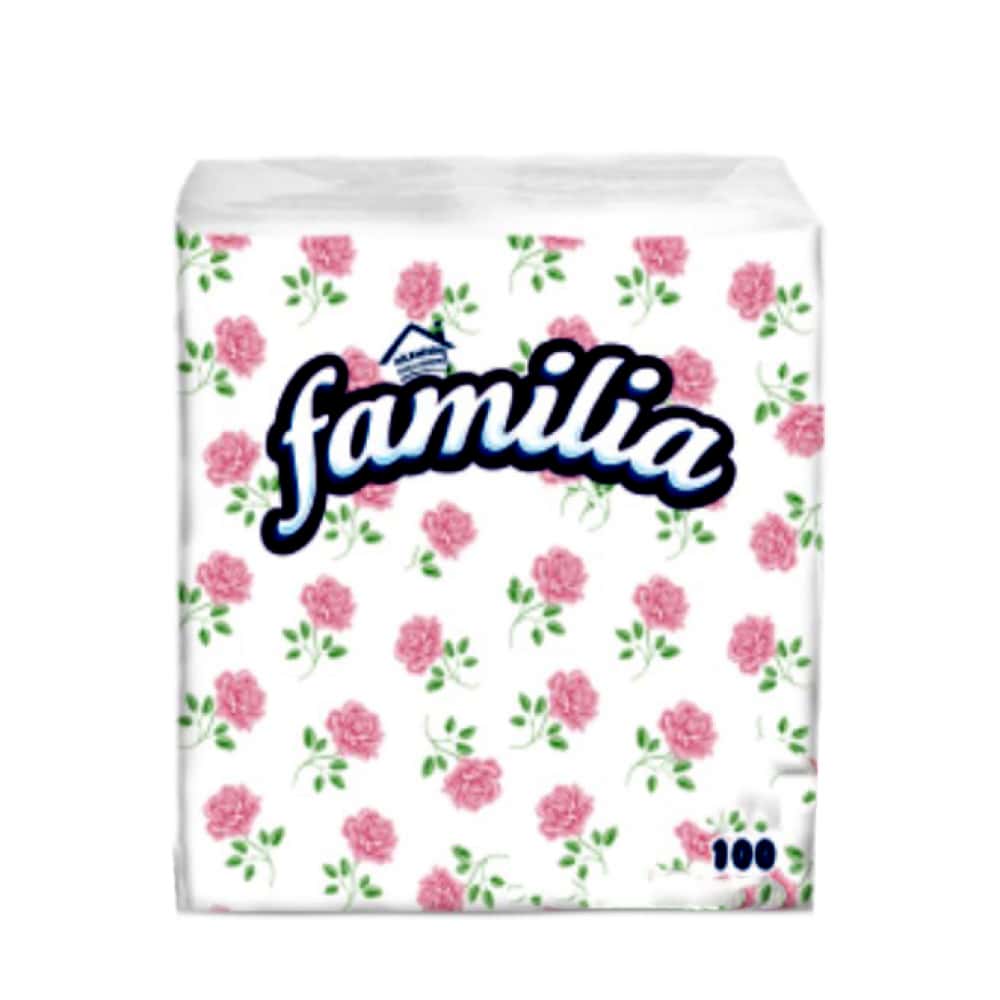 Servilletas con estampado de flores Familia (100 U) - Miniatura 1