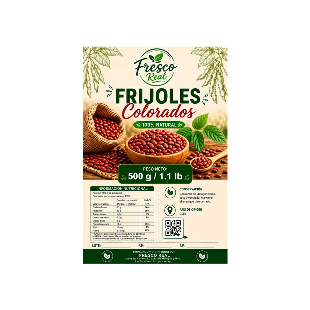 Frijoles colorados Fresco Real (500 g / 1.1 lb) - Miniatura 2