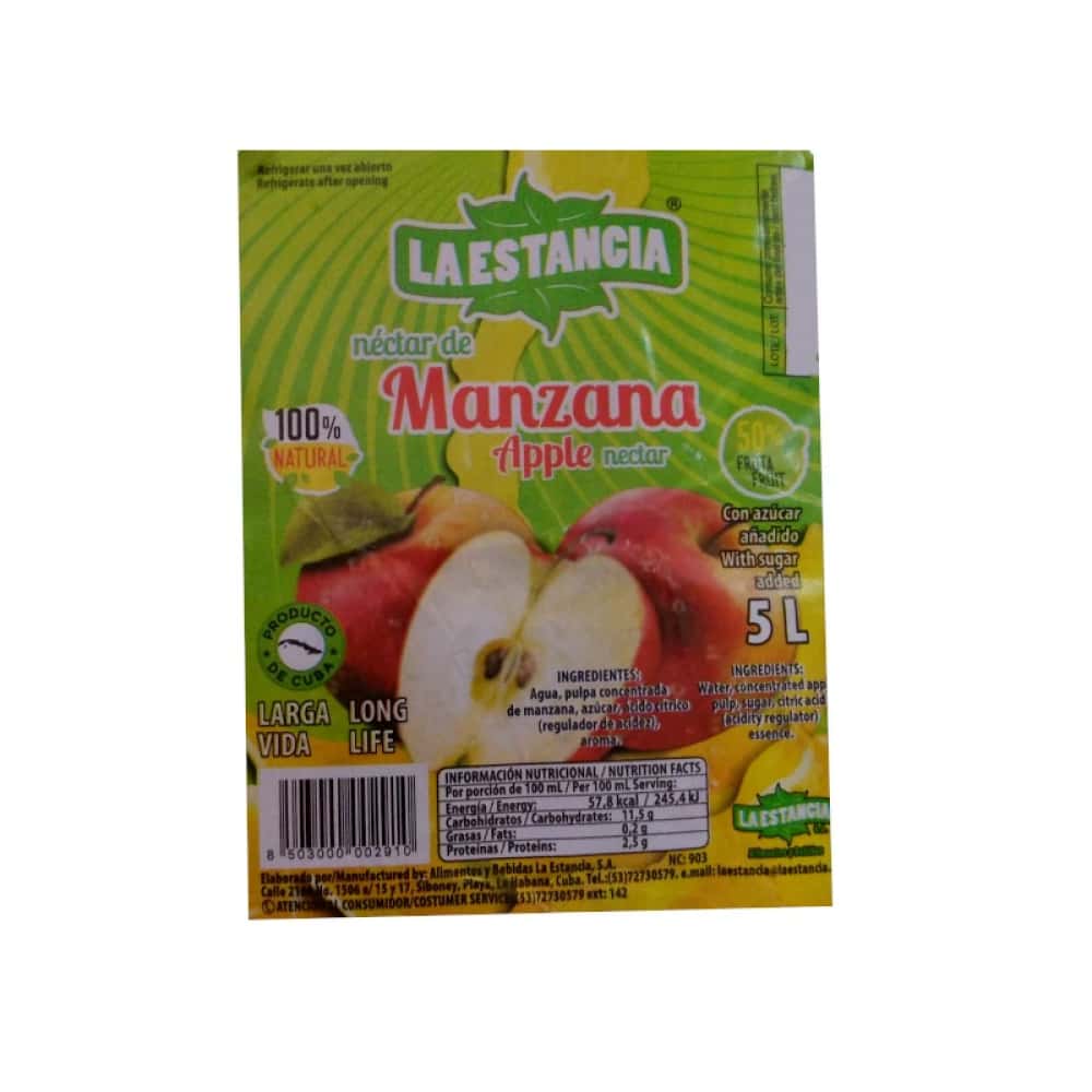 Néctar de manzana La Estancia (5 L) - Miniatura 3