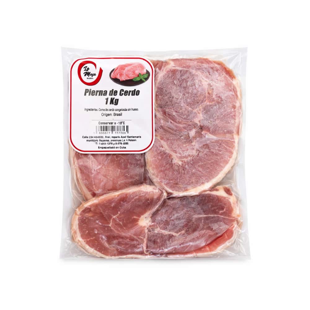 Pierna de cerdo en filetes sin hueso La Masa (1 kg / 2.2 lb) - Miniatura 2