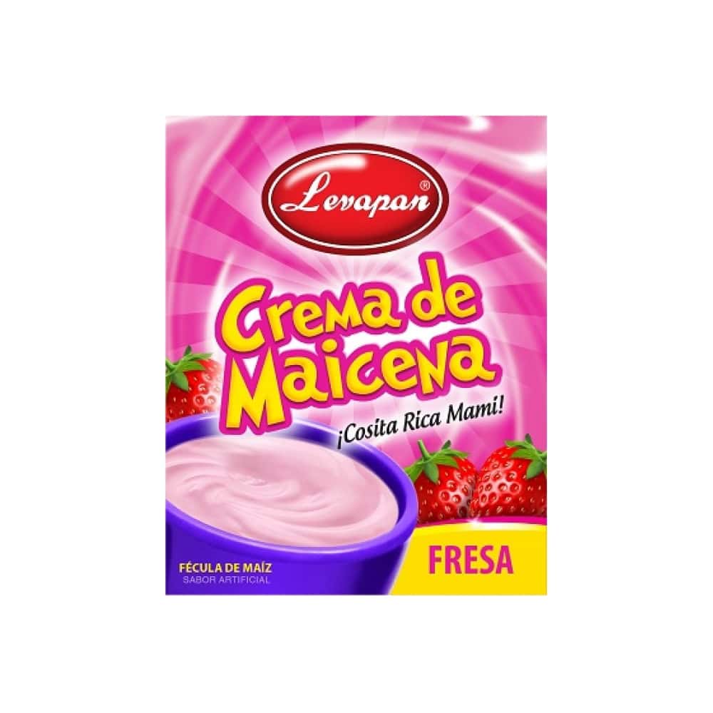Crema de maicena sabor fresa Levapan (47 g / 1.65 oz) - Miniatura 5