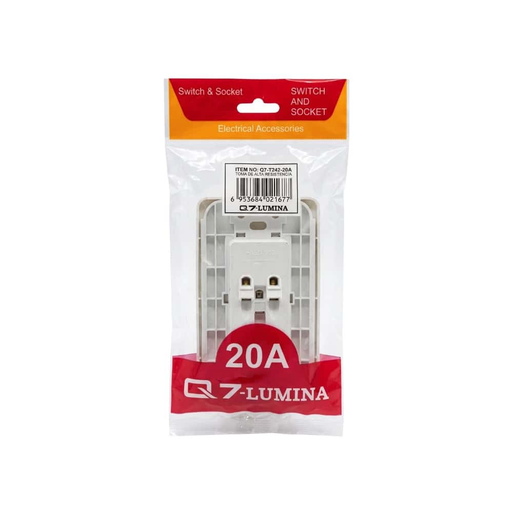 Tomacorriente de alta resistencia de 20A Q7-Lumina Q7-T242-20A - Miniatura 2