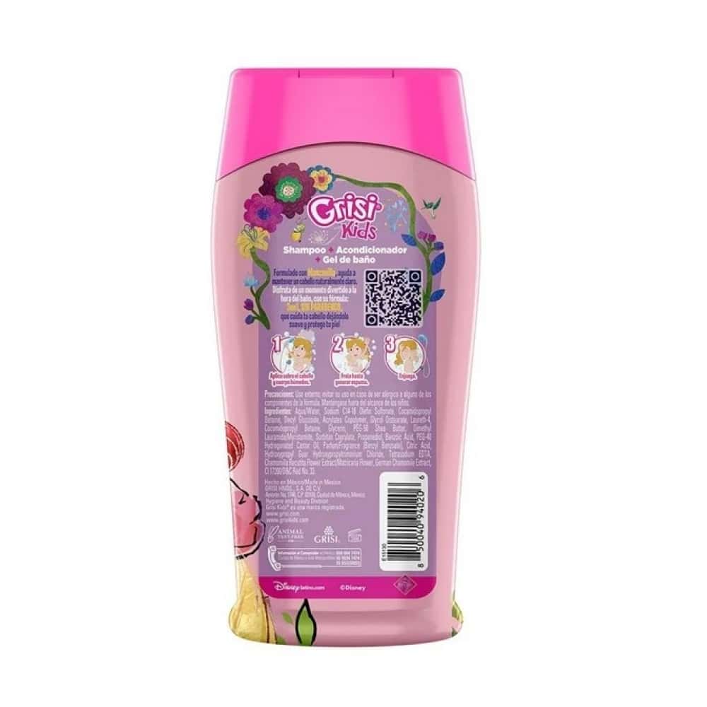 Champú infantil 3 en 1 Princesa Disney Grisi Kids (300 ml) - Miniatura 2