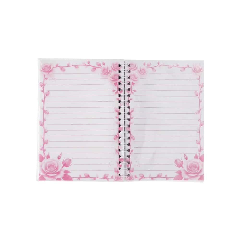 Estuche de regalo de agenda y flor artificial diseñado para mamá Tiara - Miniatura 3