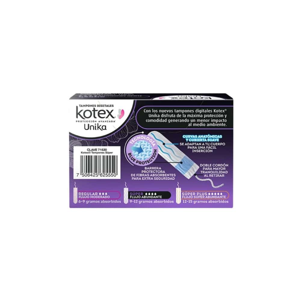 Tampones digitales Unika Kotex (12 U) - Miniatura 2