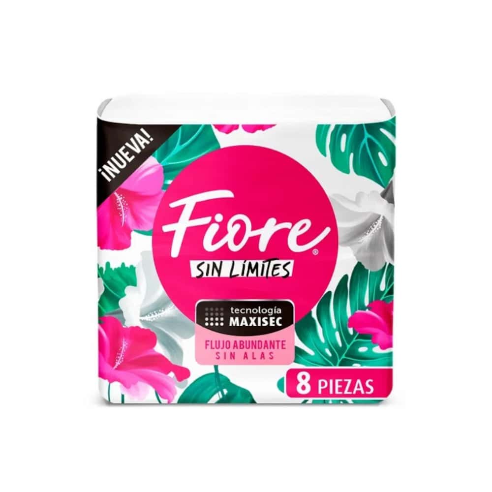 Toallas femeninas - Intimas - sin alas Fiore (8 U) - Miniatura 1