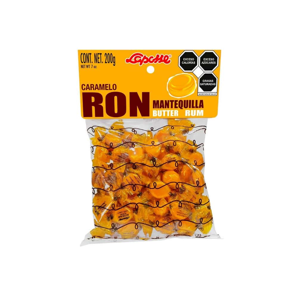 Caramelo ron mantequilla Laposse (200 g / 7 oz) - Miniatura 1