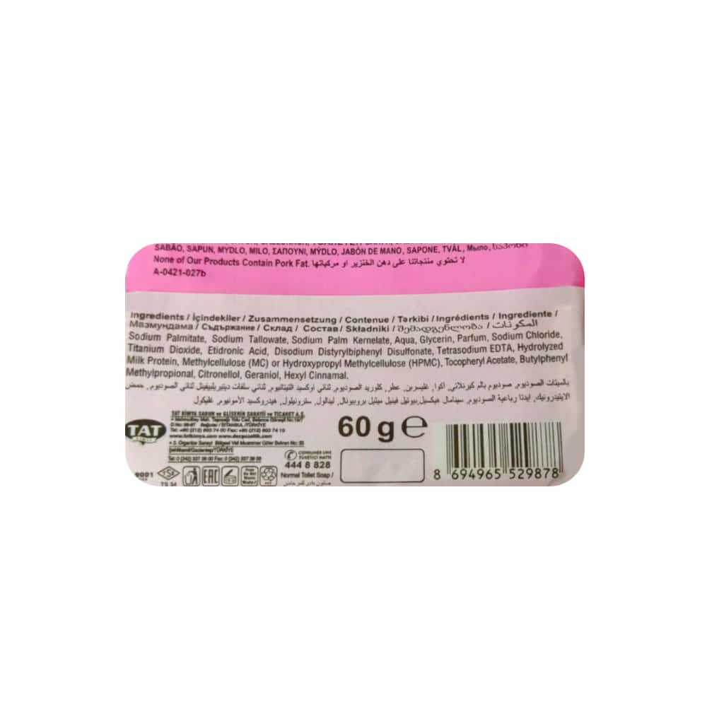 Jabón de tocador rosa y leche Dex (60 g / 2.11 oz) - Miniatura 2