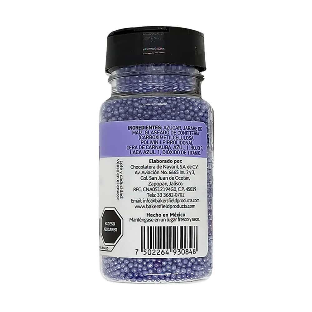 Perlas moradas para decorar postres Bakersfield (99 g / 3.5 oz) - Miniatura 2