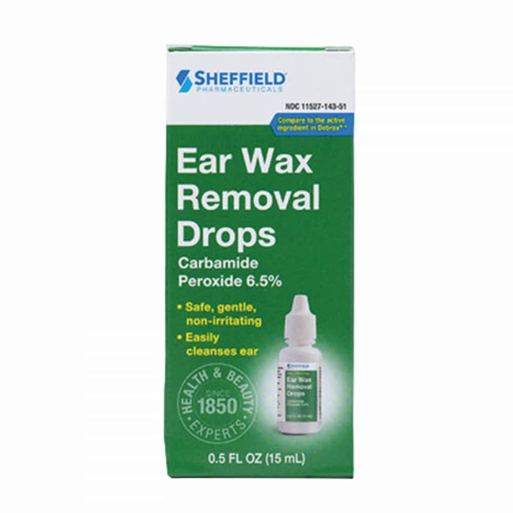 Gotas para eliminar la cera de los oídos. Peróxido de carbamida 6.5 % Sheffield Pharmaceuticals (15 ml) - Miniatura 1