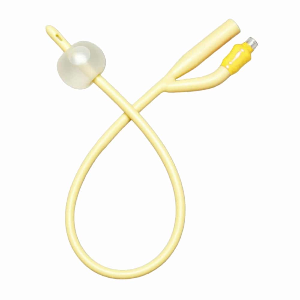 Catéter de Foley 2 vías de látex con recubrimiento elastomérico de silicona 20 fr 10 ml - Miniatura 1
