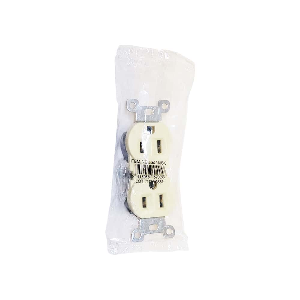 Tomacorriente doble 125 V / 15 A Troen - Miniatura 7