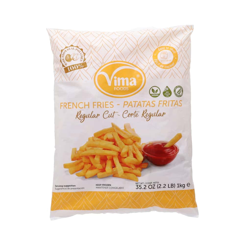 Patatas -papas- prefritas congeladas Vima Foods (1 kg / 2.2 lb) - Miniatura 1