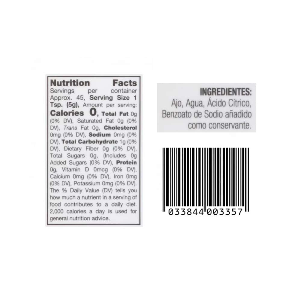 Ajo finamente picado Badia (12 x 226.7 g / 8 oz) - Miniatura 4